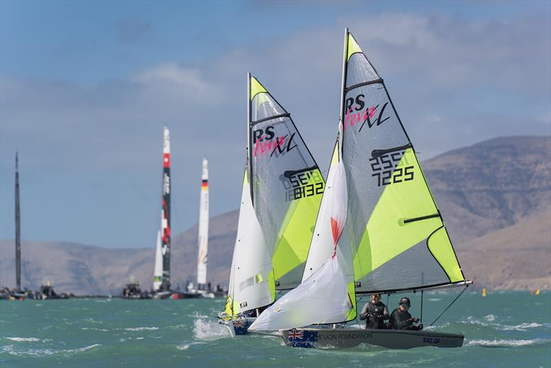 RS Fevas racing in the SailGP Inspire program - Lyttelton - March 22, 2024 - photo © Justin Mitchell