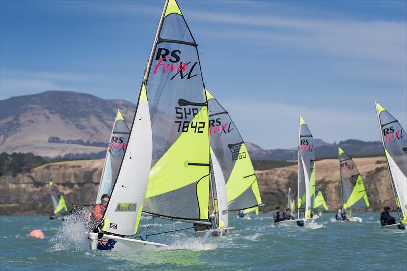 RS Fevas racing in the SailGP Inspire program - Lyttelton - March 22, 2024 - photo © Justin Mitchell