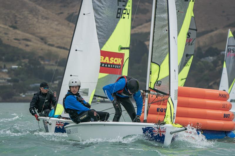 RS Fevas racing in the SailGP Inspire program - Lyttelton - March 23, 2024 - photo © Justin Mitchell