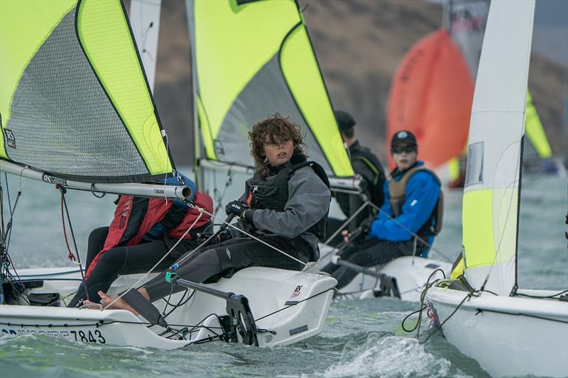 RS Fevas racing in the SailGP Inspire program - Lyttelton - March 23, 2024 - photo © Justin Mitchell