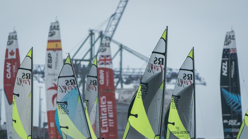 RS Fevas at the SailGP Inspire program - Lyttelton - March 23, 2024 - photo © Justin Mitchell