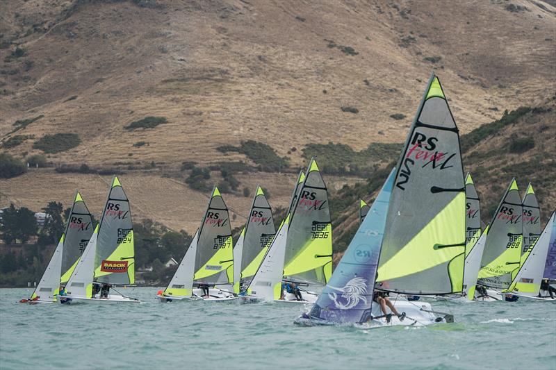 RS Fevas racing in the SailGP Inspire program - Lyttelton - March 23, 2024 - photo © Justin Mitchell