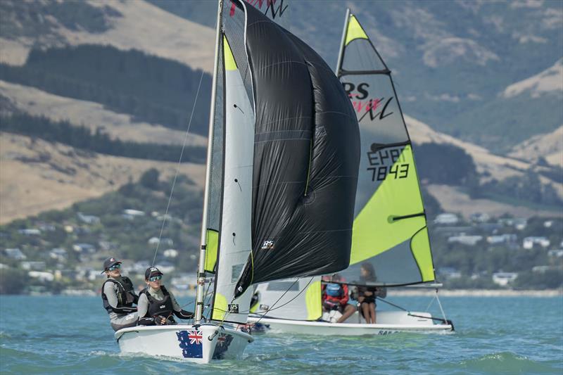 RS Fevas racing in the SailGP Inspire program - Lyttelton - March 23, 2024 - photo © Justin Mitchell