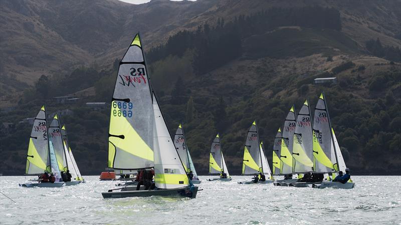 RS Fevas racing in the SailGP Inspire program - Lyttelton - March 23, 2024 - photo © Justin Mitchell