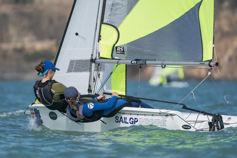 RS Fevas racing in the SailGP Inspire program - Lyttelton - March 23, 2024 - photo © Justin Mitchell