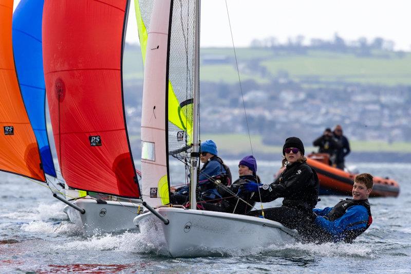 RS Feva Spring Championships at Royal Torbay photo copyright Oli King taken at Royal Torbay Yacht Club and featuring the RS Feva class