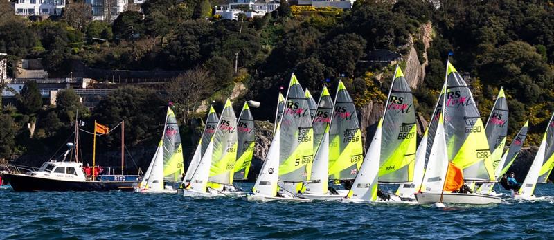 RS Feva Spring Championships at Royal Torbay photo copyright Oli King taken at Royal Torbay Yacht Club and featuring the RS Feva class