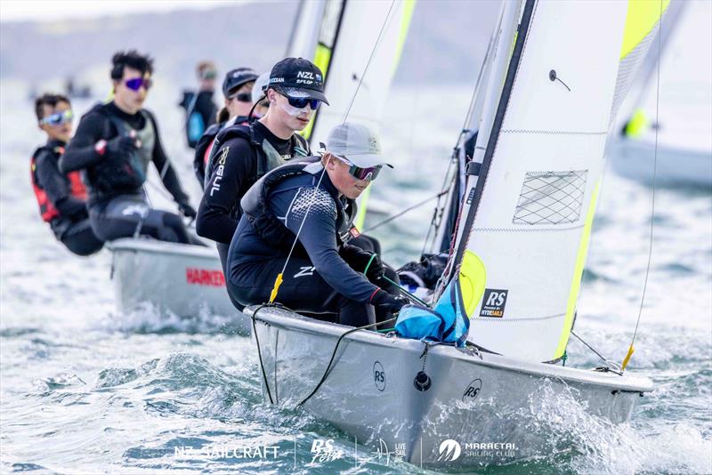 New Zealand RS Feva Nationals - Day 2 - April 14, 2024 -0 Maraetai Sailing Club photo copyright Suellen Hurling taken at  and featuring the RS Feva class