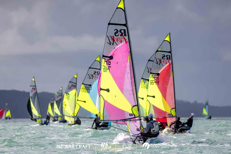 New Zealand RS Feva Nationals - Day 2 - April 14, 2024 -0 Maraetai Sailing Club photo copyright Suellen Hurling taken at  and featuring the RS Feva class