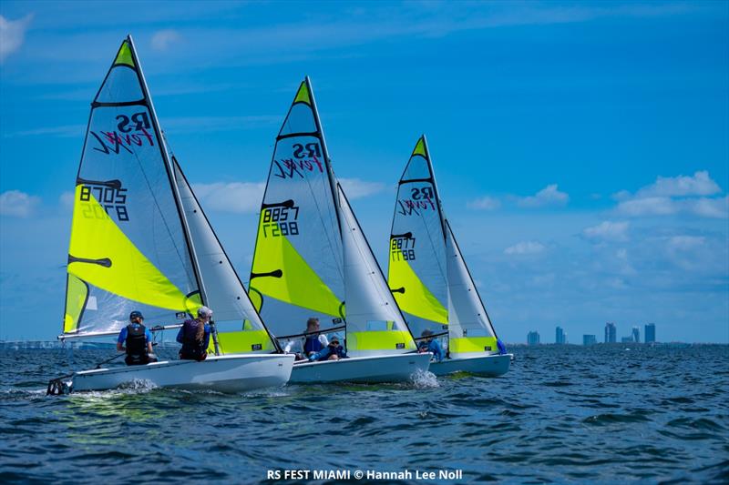 RS Fest Miami photo copyright Hannah Lee Noll taken at Coconut Grove Sailing Club and featuring the RS Feva class