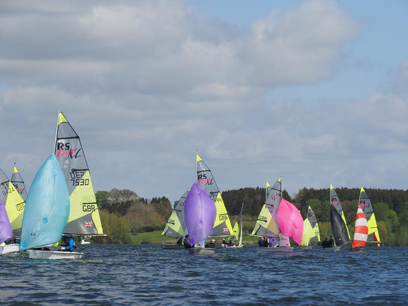 RS Feva Inlands and GP5 at Draycote Water photo copyright Phil Rydin-Orwin taken at Draycote Water Sailing Club and featuring the RS Feva class