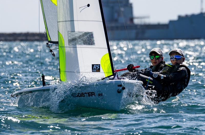 Ben & Tom during the Rooster RS Feva Nationals at the WPNSA - photo © Oli King Photography