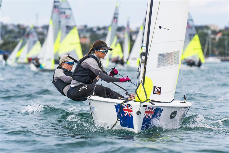 Day 2 - SailGP Inspire- RS Feva - Royal Akarana YC - Jan 18, 2025 photo copyright Justin Mitchell www.justinmitchell.co.nz - Instagram: @jl_mitchell_ taken at Royal Akarana Yacht Club and featuring the RS Feva class