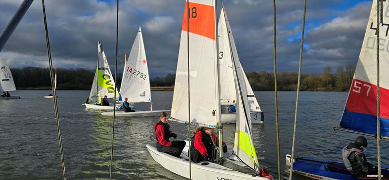 Bough Beech Sailing Club Youth Icicle Series photo copyright Sarah Seddon taken at Bough Beech Sailing Club and featuring the RS Feva class