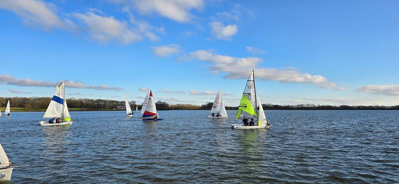 Bough Beech Sailing Club Youth Icicle Series photo copyright Sarah Seddon taken at Bough Beech Sailing Club and featuring the RS Feva class