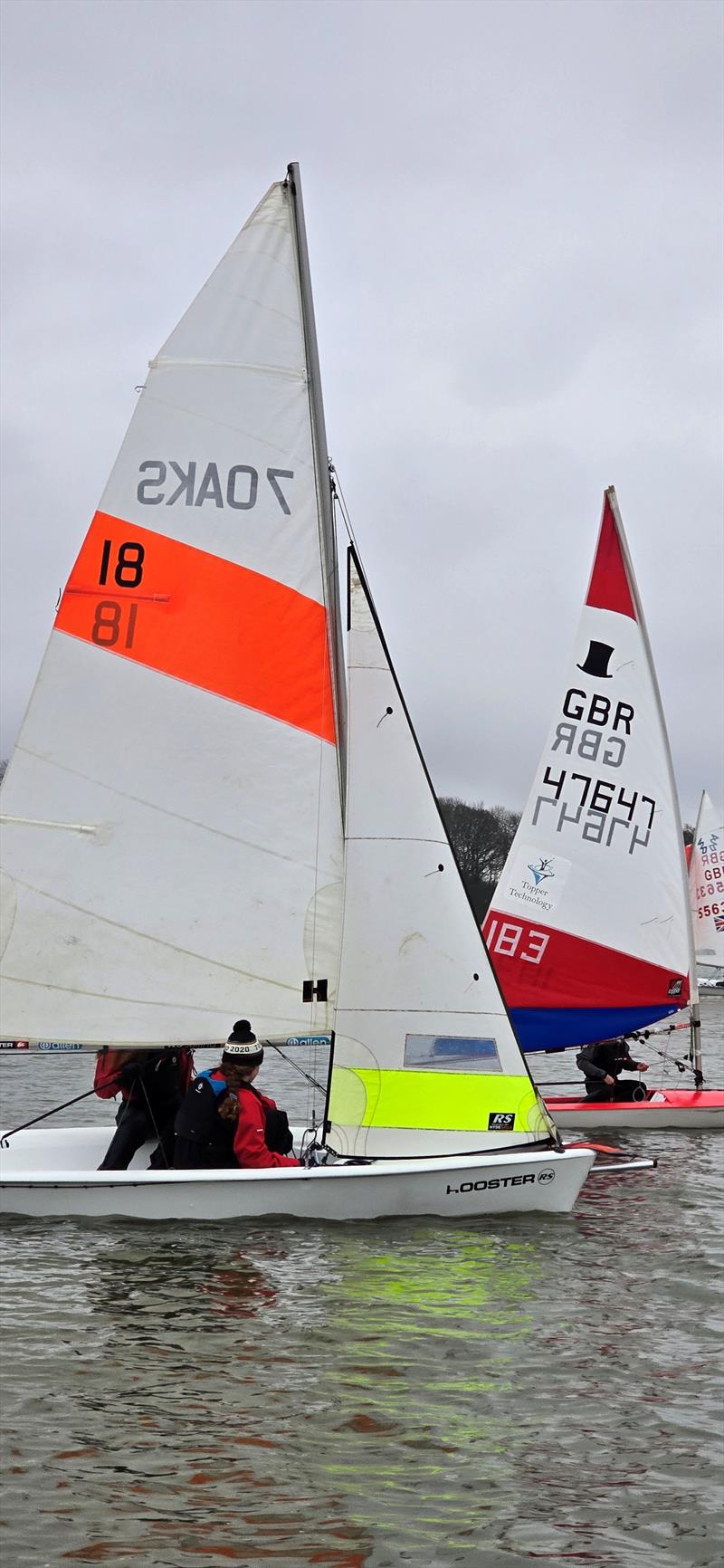 Bough Beech Sailing Club Youth Icicle Series photo copyright Sarah Seddon taken at Bough Beech Sailing Club and featuring the RS Feva class