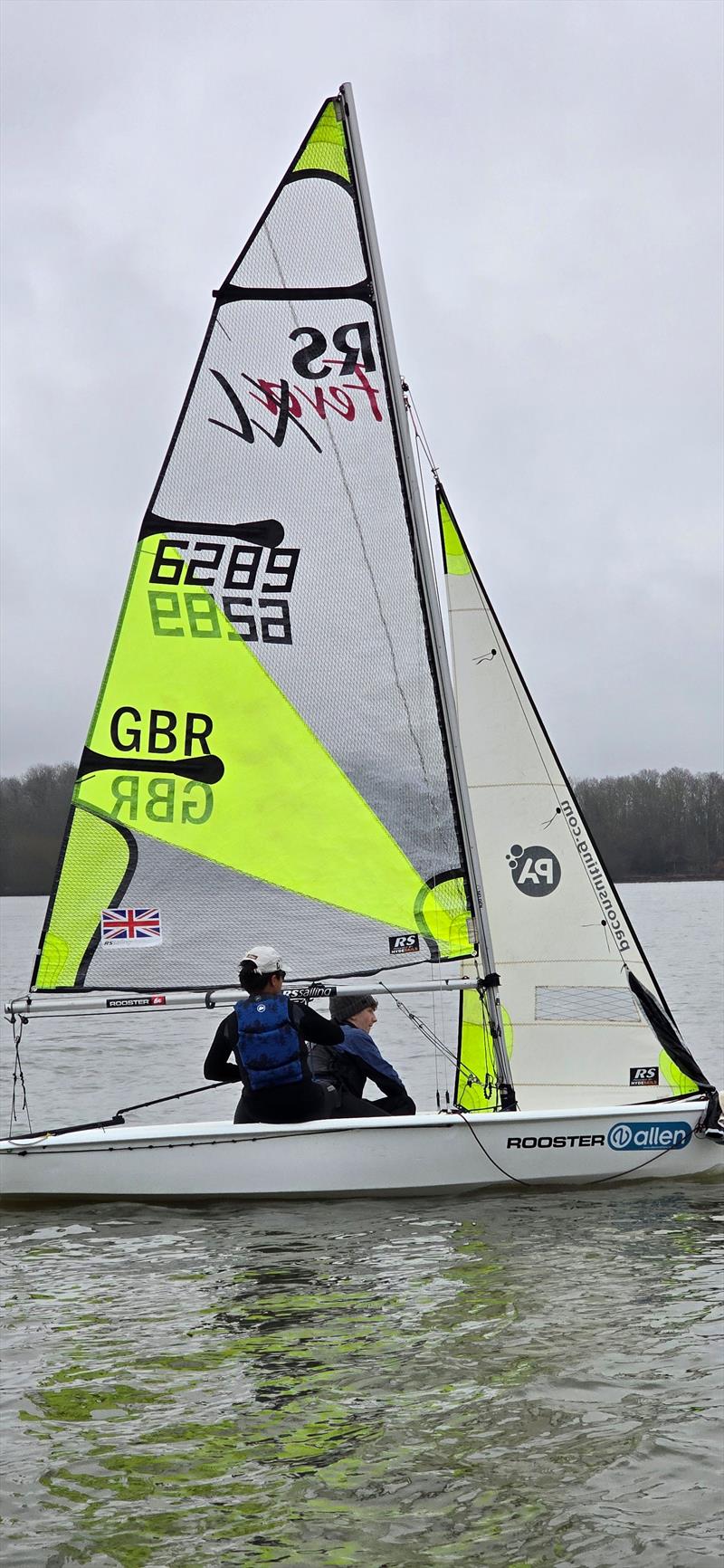 Bough Beech Sailing Club Youth Icicle Series photo copyright Sarah Seddon taken at Bough Beech Sailing Club and featuring the RS Feva class