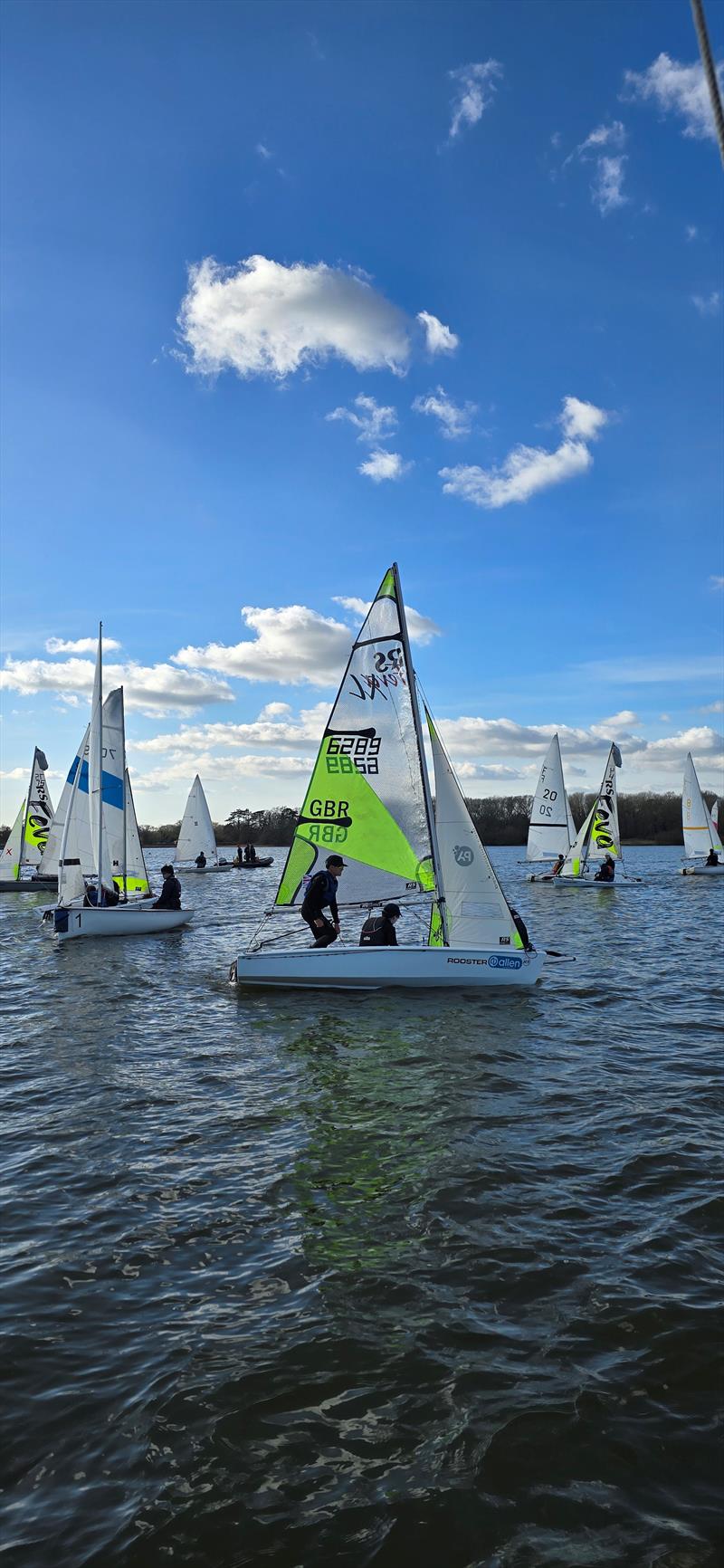 Bough Beech Sailing Club Youth Icicle Series photo copyright Sarah Seddon taken at Bough Beech Sailing Club and featuring the RS Feva class
