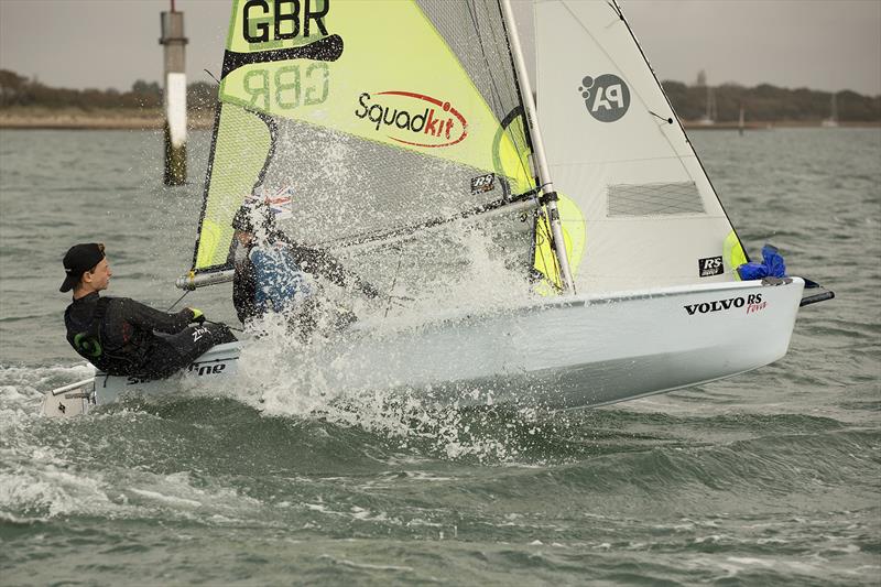 RS Fevas in the Chichester Harbour Series photo copyright Chris Hatton taken at Bosham Sailing Club and featuring the RS Feva class