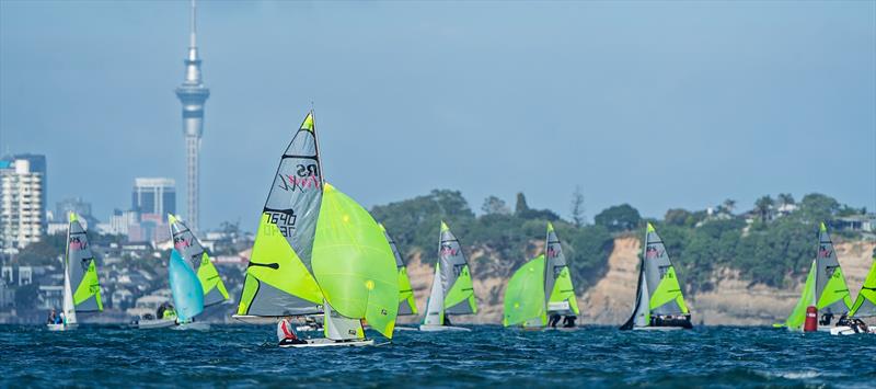 NZ Nationals - RS Feva - Murrays Bay - May 11-12, 2025 photo copyright Justin Mitchell www.justinmitchell.co.nz - Instagram: @jl_mitchell_ taken at Murrays Bay Sailing Club and featuring the RS Feva class