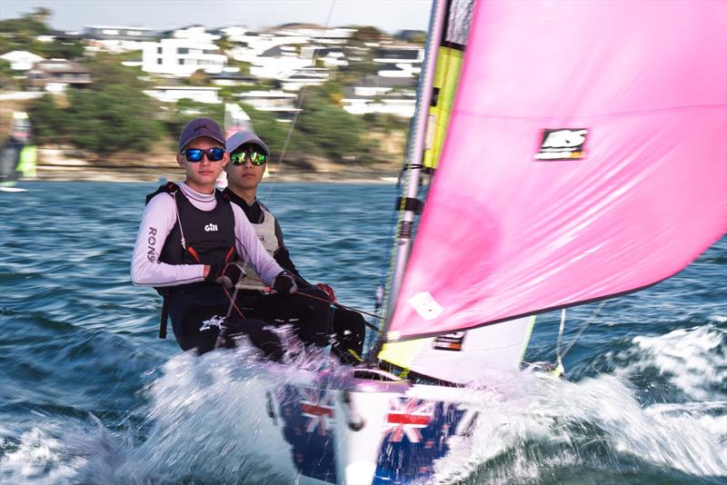 NZ Nationals - RS Feva - Murrays Bay - May 11-12, 2025 photo copyright Justin Mitchell www.justinmitchell.co.nz - Instagram: @jl_mitchell_ taken at Murrays Bay Sailing Club and featuring the RS Feva class