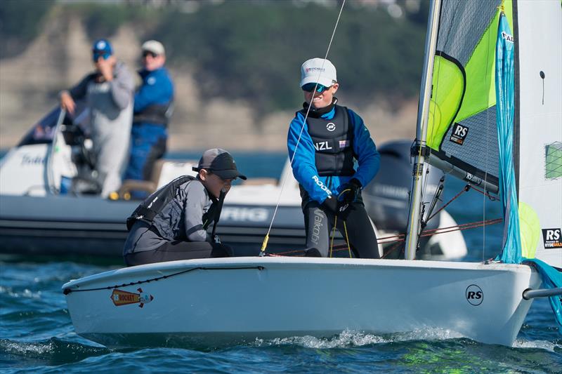 NZ Nationals - RS Feva - Murrays Bay - May 11-12, 2025 photo copyright Justin Mitchell www.justinmitchell.co.nz - Instagram: @jl_mitchell_ taken at Murrays Bay Sailing Club and featuring the RS Feva class
