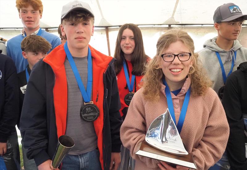 Ben and Millie Greenhalgh win the Rooster RS Feva UK Nationals at Dalgety Bay - photo © Phil Rydin-Orwin