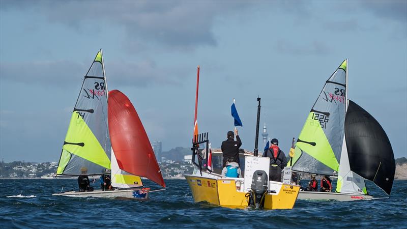 NZ Nationals - RS Feva - Murrays Bay - May 11-12, 2025 photo copyright Justin Mitchell www.justinmitchell.co.nz - Instagram: @jl_mitchell_ taken at Murrays Bay Sailing Club and featuring the RS Feva class