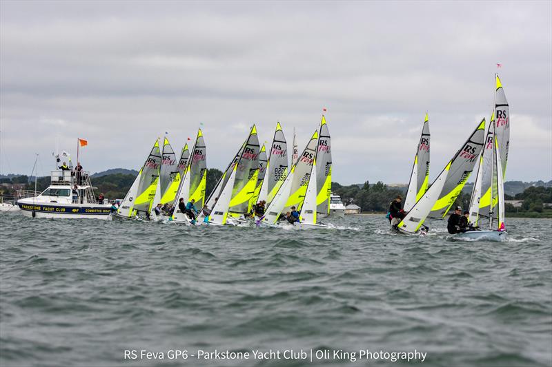 RS Feva Grand Prix 6 and EuroCup 4 at Parkstone - photo © Oli King Photography