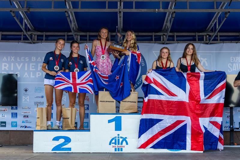 RS Feva Worlds at Aix-les-Bains, France - Prize Giving - photo © Oli King Photography