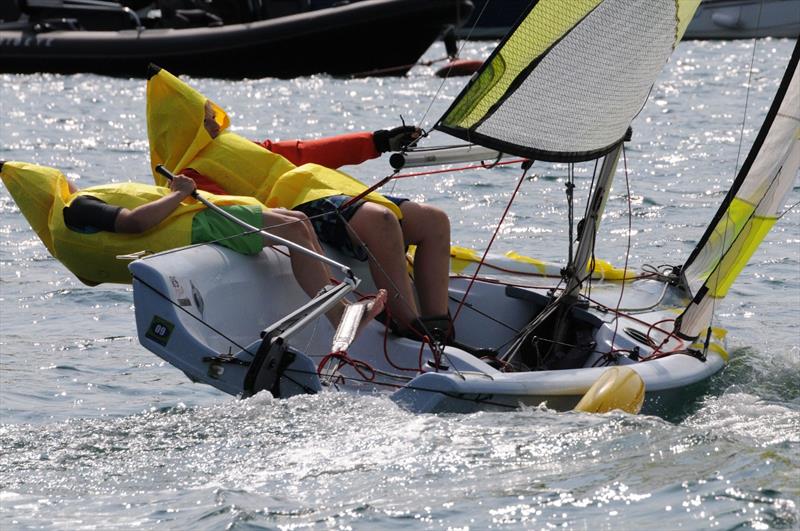 Salcombe Town Regatta Dinghy Racing 2025 photo copyright Lucy Burn taken at Salcombe Yacht Club and featuring the RS Feva class