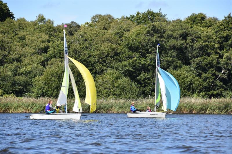 Broadland Youth Regatta at Rollesby Broad photo copyright Trish Barnes taken at Rollesby Broad Sailing Club and featuring the RS Feva class