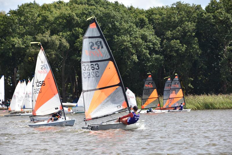 Broadland Youth Regatta at Rollesby Broad photo copyright Trish Barnes taken at Rollesby Broad Sailing Club and featuring the RS Feva class