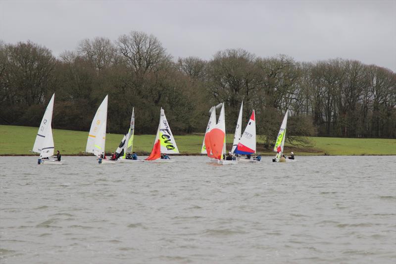 Youth Icicle Series at Bough Beech day 3 photo copyright Sarah Seddon taken at Bough Beech Sailing Club and featuring the RS Feva class