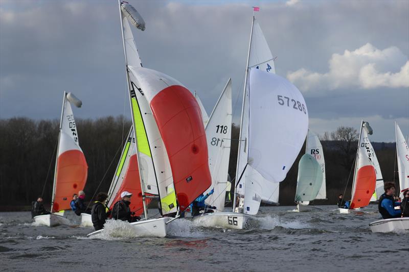 Youth Icicle Series at Bough Beech day 4 photo copyright Sarah Seddon taken at Bough Beech Sailing Club and featuring the RS Feva class
