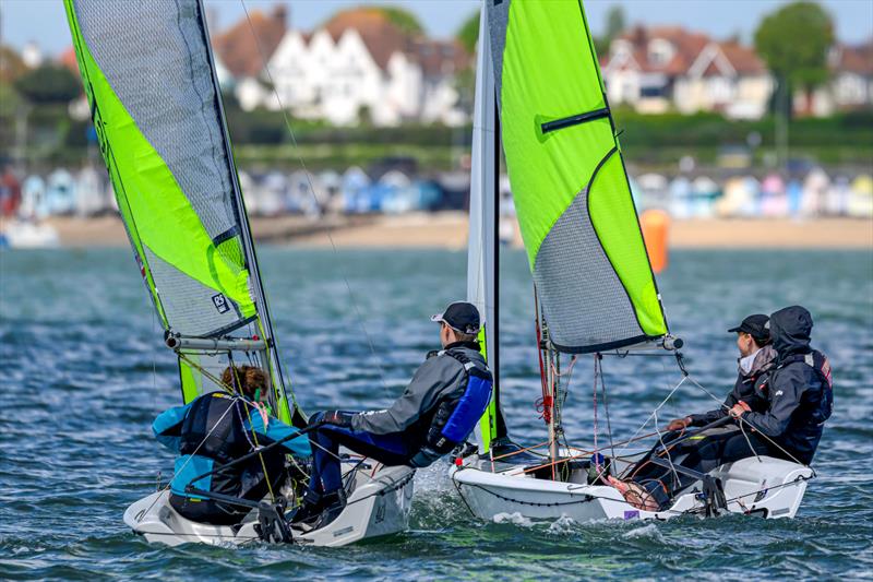 Beastie Tour makes it to Thorpe Bay photo copyright David Maynard / www.alleycatphotographer.com taken at Thorpe Bay Yacht Club and featuring the RS Feva class