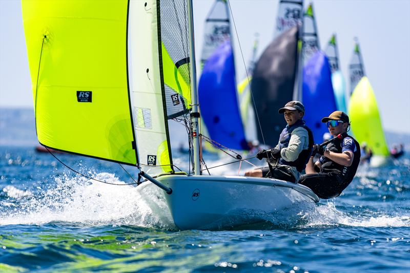 Junior Champions, Oscar and Rory Davenport - RS Feva Nationals Final Series at Plas Heli - photo © Oli King Photography