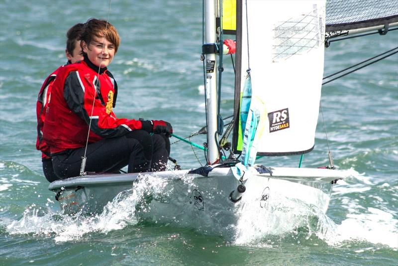 72nd Junior Schools Championship at Itchenor photo copyright Kirsty Bang taken at Itchenor Sailing Club and featuring the RS Feva class