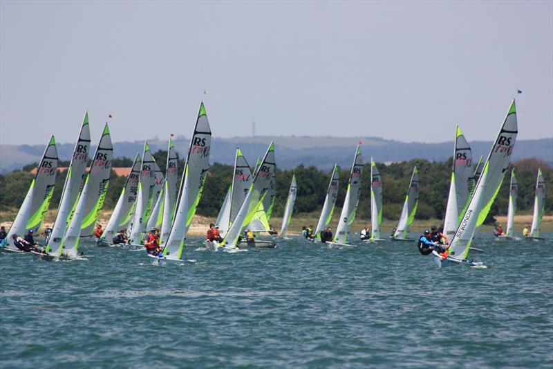 72nd Junior Schools Championship at Itchenor photo copyright Kirsty Bang taken at Itchenor Sailing Club and featuring the RS Feva class