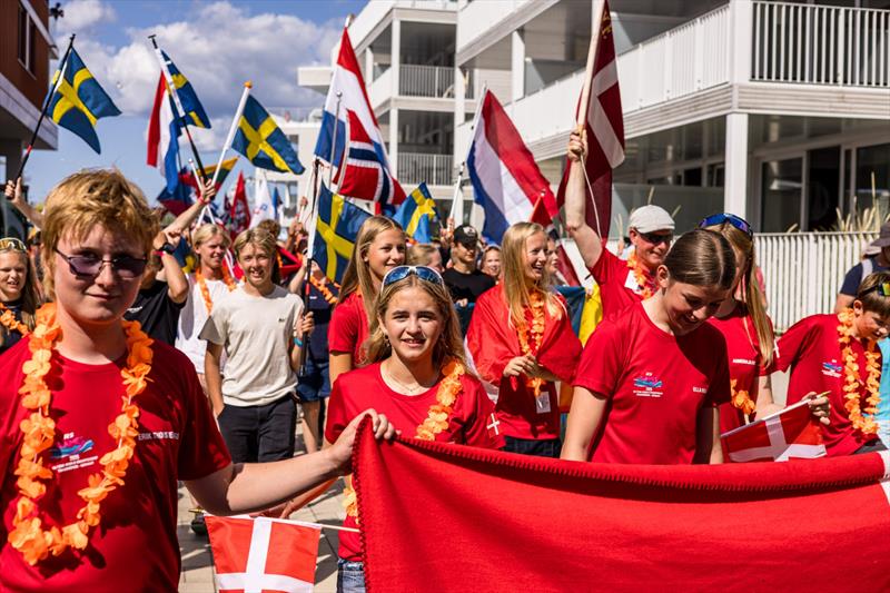 RS Feva Worlds Opening Ceremony Parade during the RS Games at Travemünde Woche 2026 photo copyright Phil Jackson / www.digitalsailing.co.uk/rs-games taken at  and featuring the RS Feva class