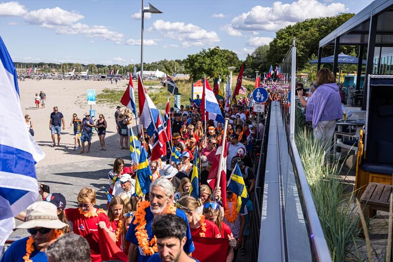 RS Feva Worlds Opening Ceremony Parade during the RS Games at Travemünde Woche 2026 photo copyright Phil Jackson / www.digitalsailing.co.uk/rs-games taken at  and featuring the RS Feva class