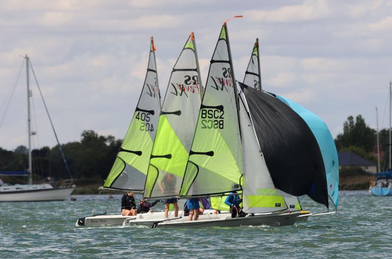 Blackwater SC's cadet week photo copyright Anna Lau taken at Blackwater Sailing Club and featuring the RS Feva class