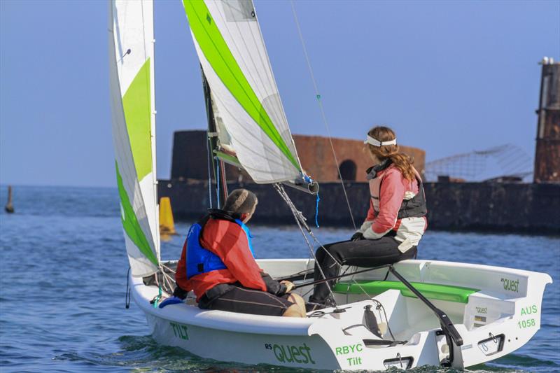 RS Quest Victorian State Championship at the Black Rock Yacht Club Skiff Regatta photo copyright Richard Furneaux taken at  and featuring the RS Quest class