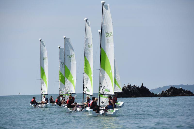 Royal Dart Youth Sailing Trust local school sailing day photo copyright Jonathan Reynolds taken at Royal Dart Yacht Club and featuring the RS Quest class