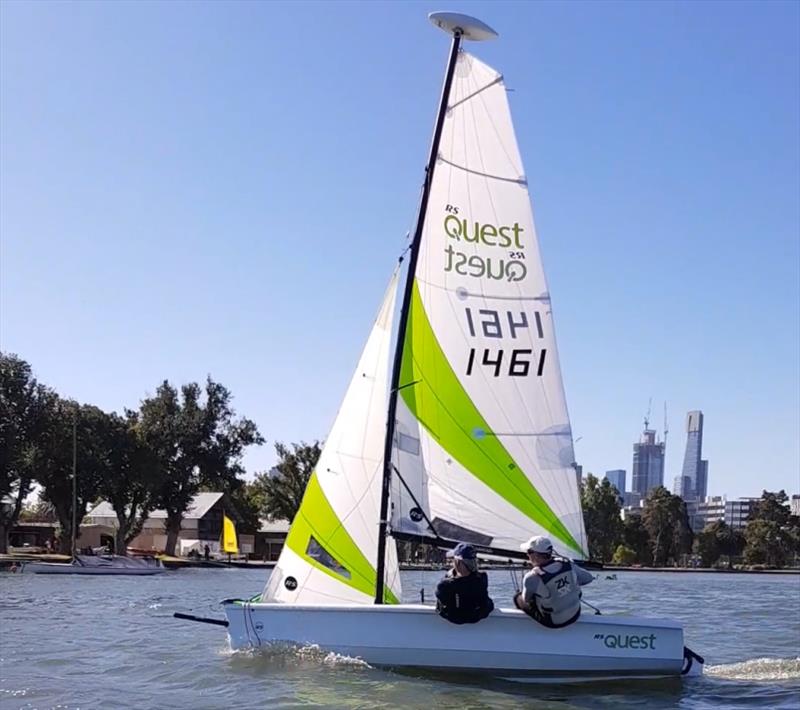 RS Quest photo copyright Steve Dunn taken at Albert Sailing Club and featuring the RS Quest class