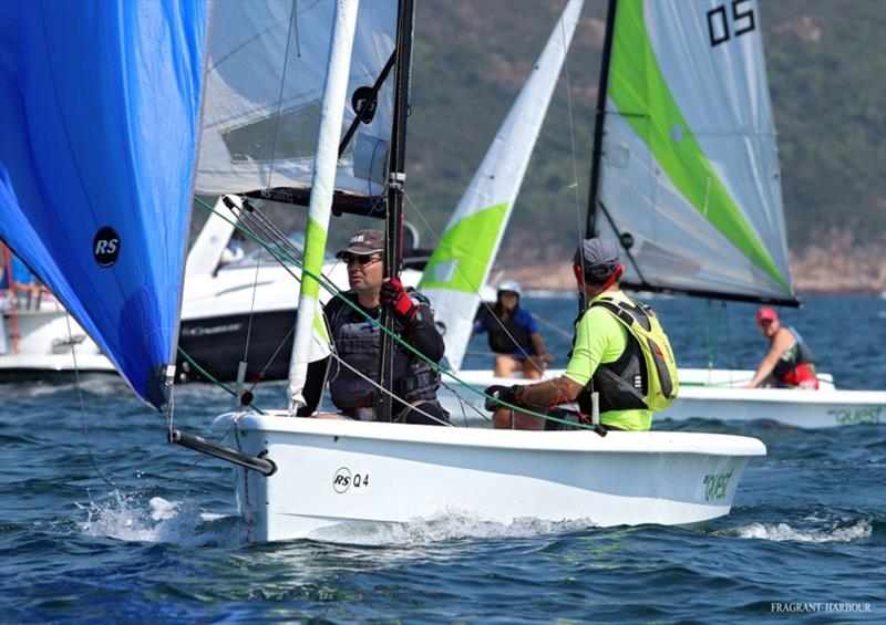 RS Quests in action - 2020 Open Dinghy Regatta, Day 2 photo copyright Fragrant Harbour taken at Hebe Haven Yacht Club and featuring the RS Quest class