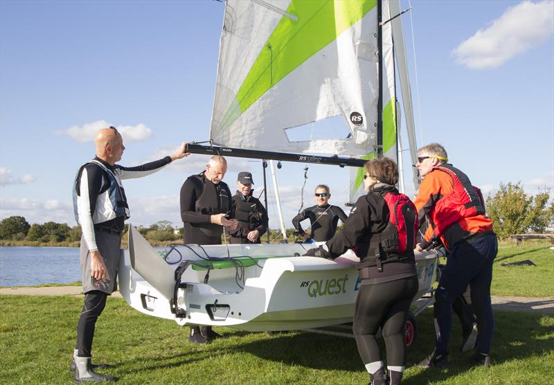 Adult Mentoring at Blackwater Sailing Club photo copyright Belinda Sturge taken at Blackwater Sailing Club and featuring the RS Quest class