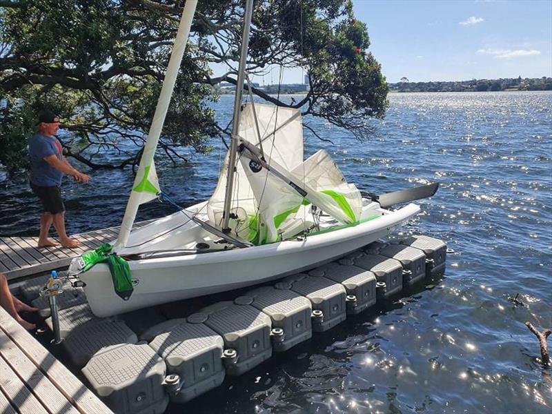 RS Quest set up on a newly installed DockPro photo copyright NZ Sailcraft taken at  and featuring the RS Quest class