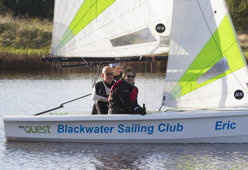Dinghy sailing at Blackwater Sailing Club photo copyright David Carr taken at Blackwater Sailing Club and featuring the RS Quest class