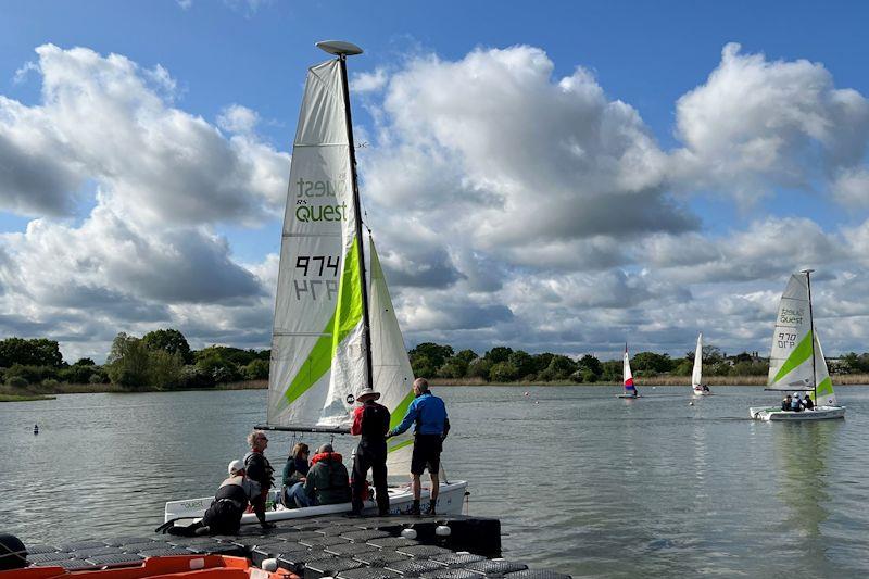 Blackwater SC open day - taster sails photo copyright Nigel Butler taken at Blackwater Sailing Club and featuring the RS Quest class
